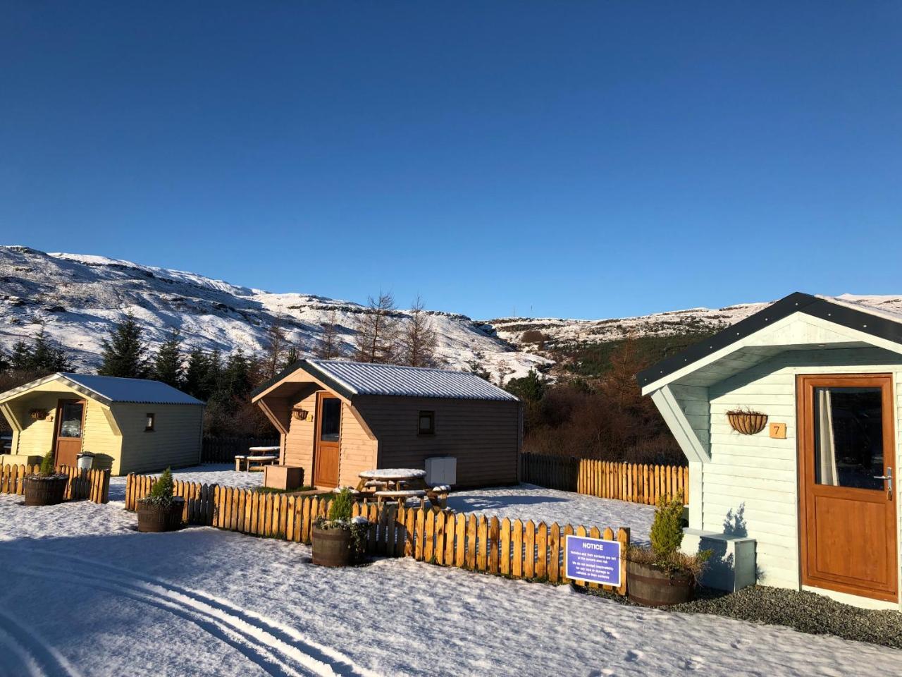 Isle Of Skye Camping Pods Zewnętrze zdjęcie